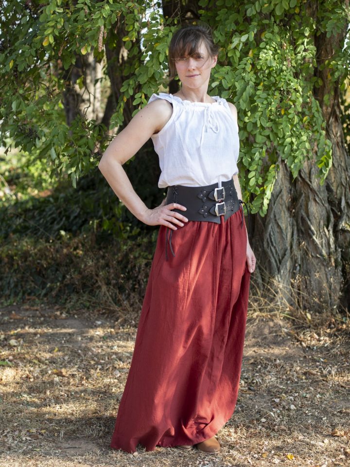 Corset Médiéval à boucles, noir – Image 3