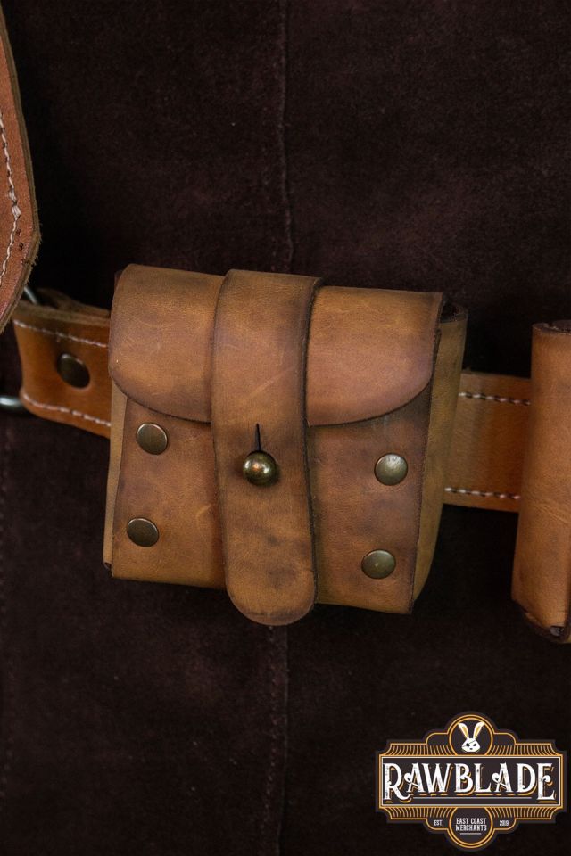 Harnais en cuir Rogue avec poches – Image 5