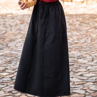 Jupe médiévale noire