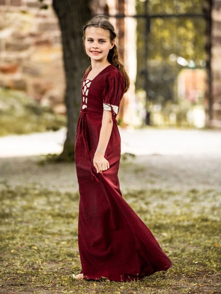 Robe rouge légère pour enfant – Image 2
