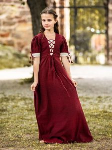 Robe rouge légère pour enfant