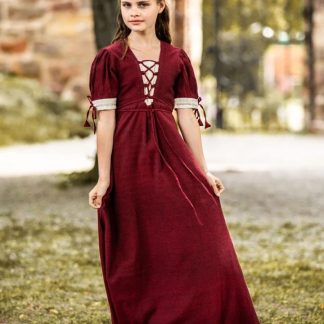 Robe rouge légère pour enfant