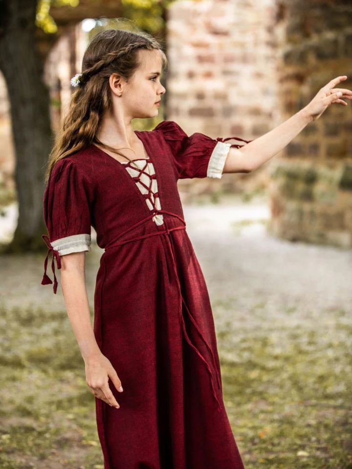 Robe rouge légère pour enfant – Image 4