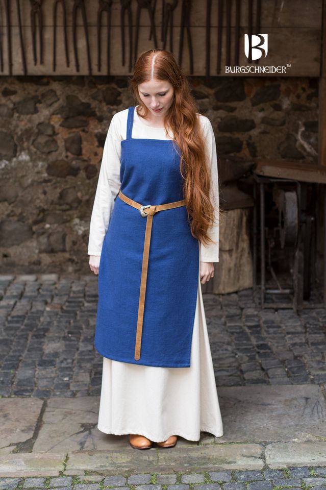 Robe Viking Frida en bleu marine – Image 3