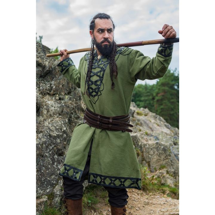 Tunique viking Erik en vert – Image 2