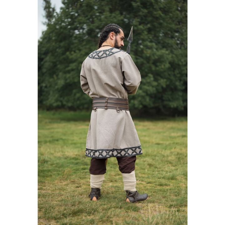 Tunique viking Erik gris sable – Image 3