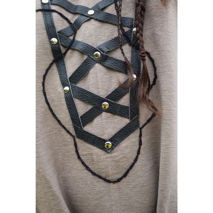 Tunique viking Erik gris sable – Image 4