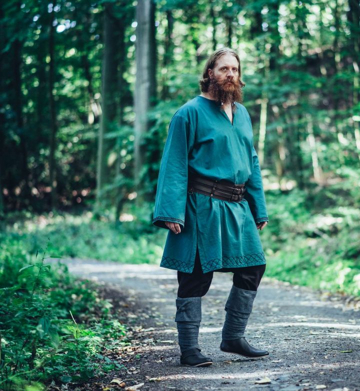 Tunique viking Einar en vert – Image 4