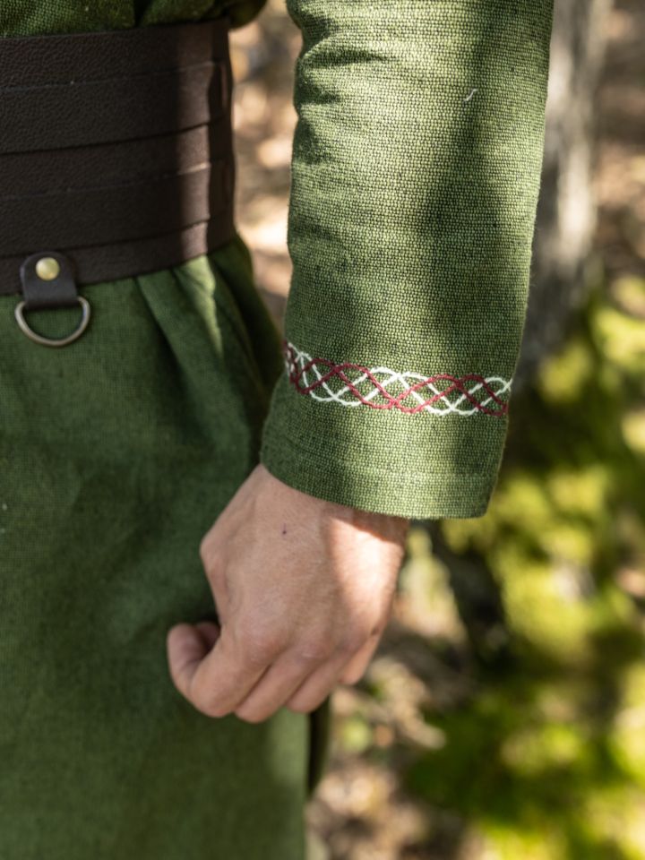 Tunique viking Fenrir, en vert – Image 3