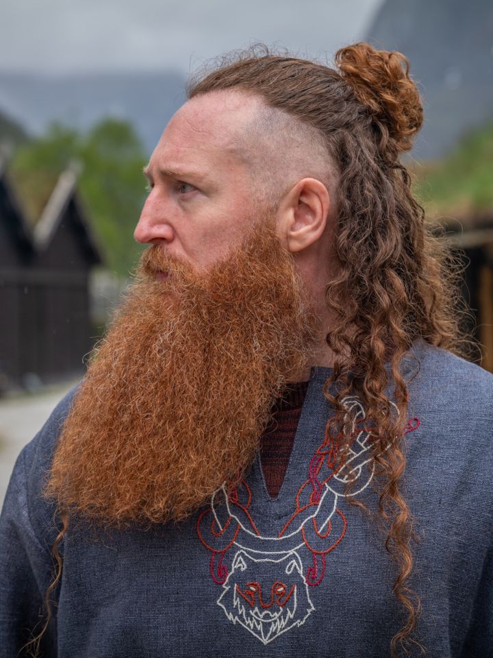 Tunique viking Fenrir, bleue gris – Image 2
