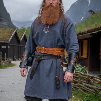 Tunique viking Fenrir, bleue gris
