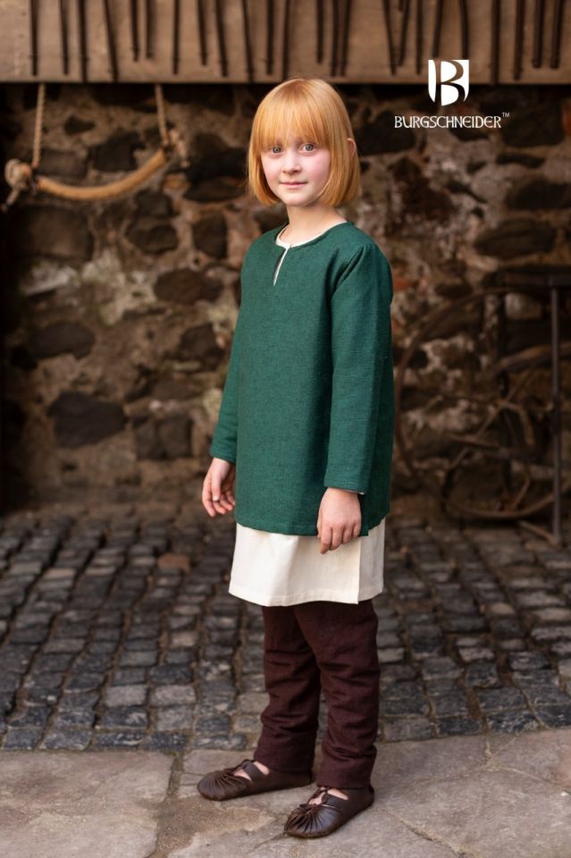Tunique pour enfant Eriksson en vert – Image 2