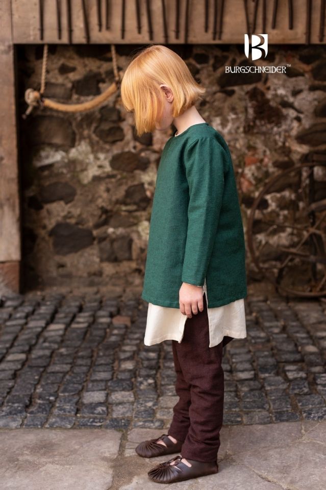 Tunique pour enfant Eriksson en vert – Image 3
