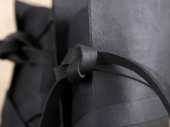 Bottines viking en cuir noir – Image 3