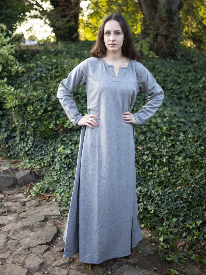 Robe Wilma, en gris clair – Image 5