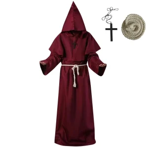 Robe de Moine Médiévale pour Cosplay