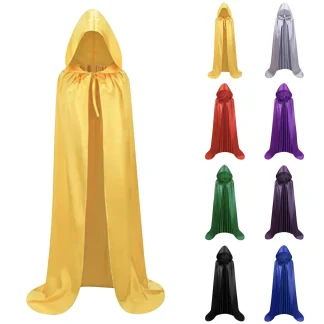 Cape Médiévale à Capuche pour Adultes et Enfants