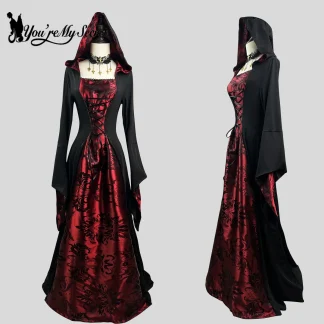 [You're My Secret] Robe de Vampire Gothique pour Femmes
