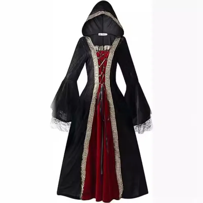 Robe Médiévale Gothique pour Femmes