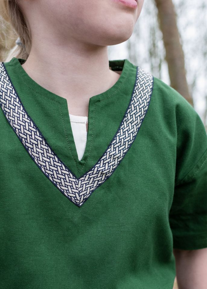Tunique enfant Ailrik, en vert – Image 3