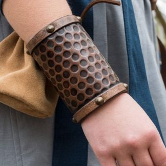 Protège-bras simple en cuir, grand modèle