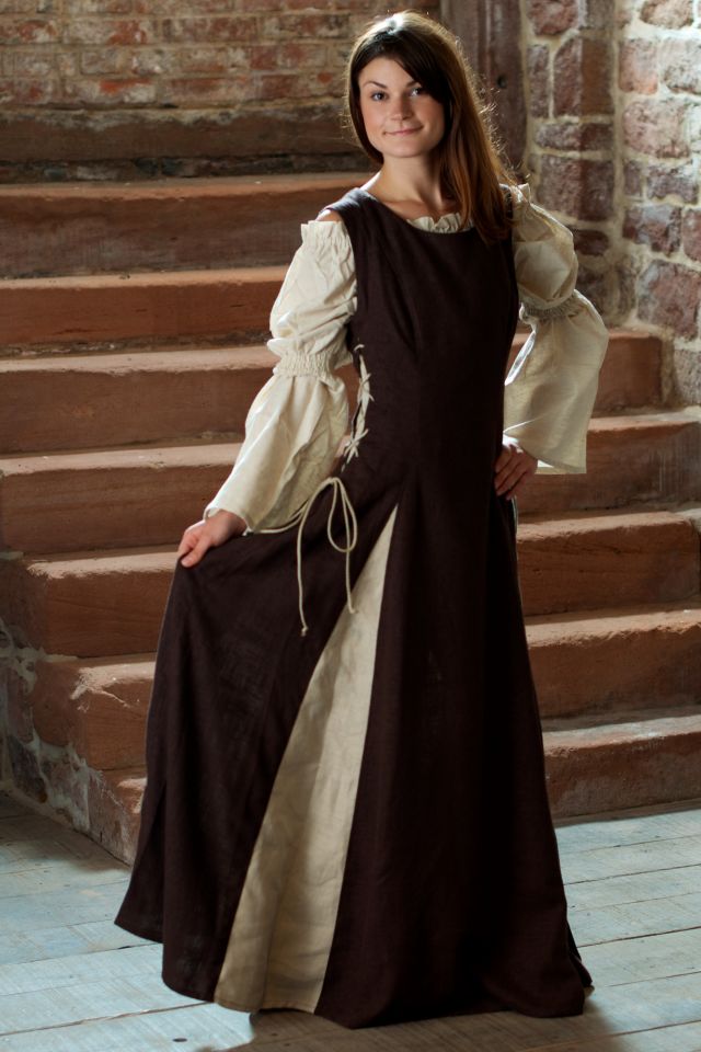 Robe sans manches marron – Image 4