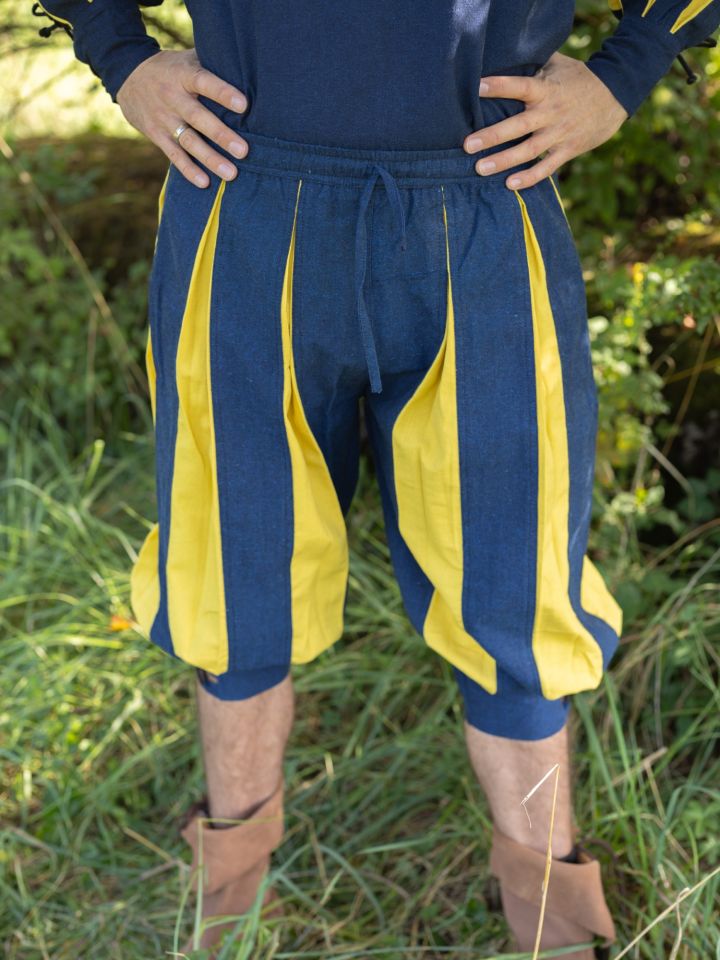 Culotte lansquenet Morold jaune-bleu