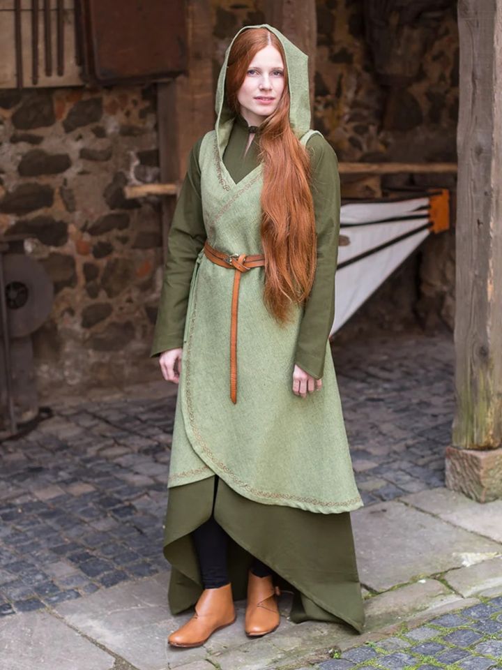 Robe portefeuille Dala en vert – Image 2