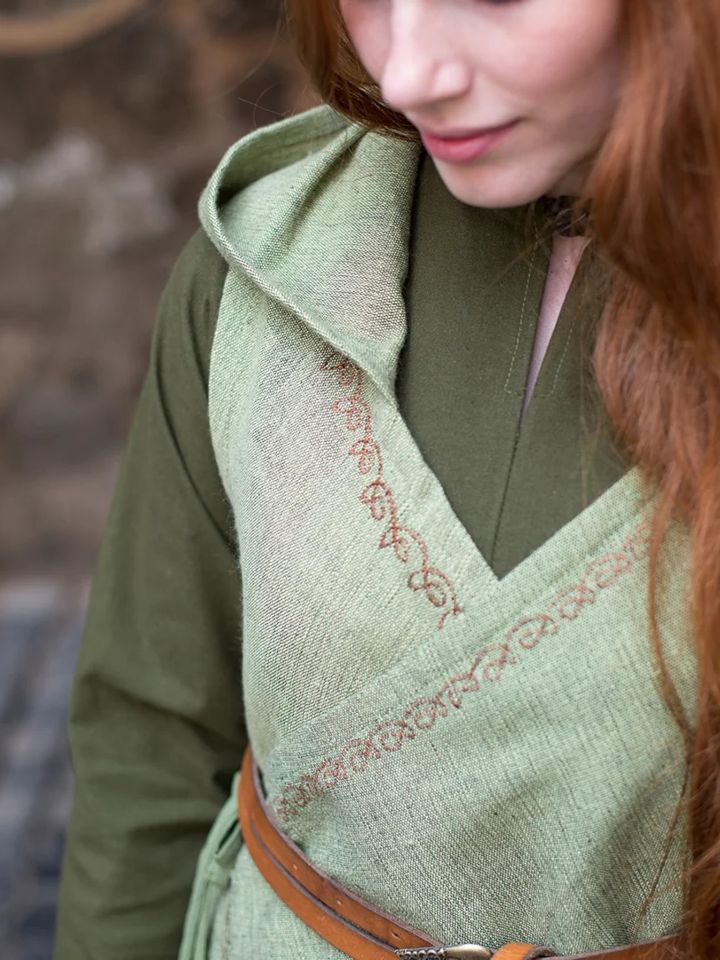 Robe portefeuille Dala en vert – Image 3