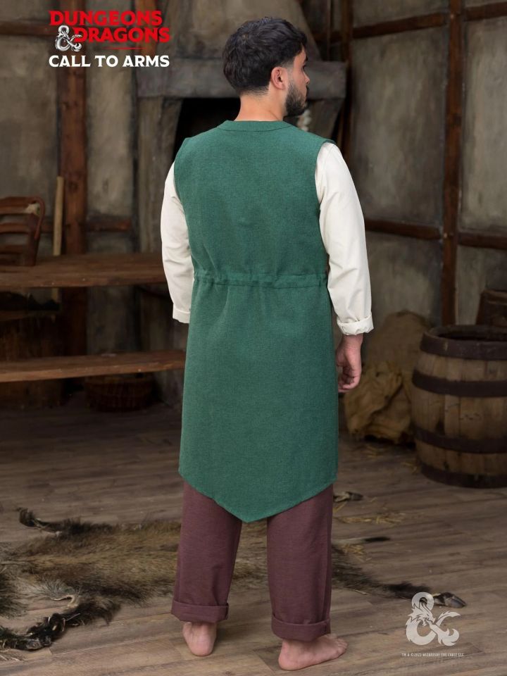 Long gilet en vert – Image 2