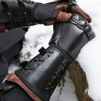 Gantelet en cuir