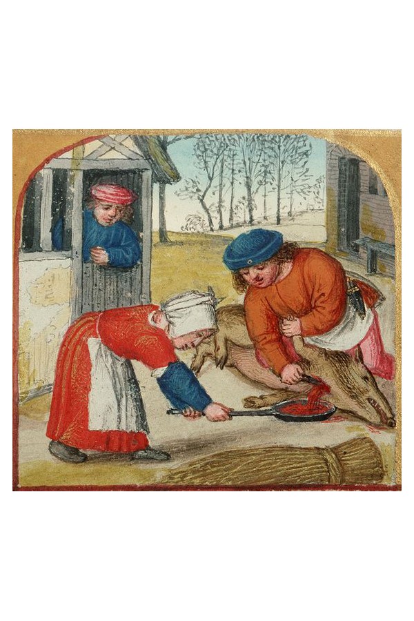 Robe encolure carrée, bleu – Image 5