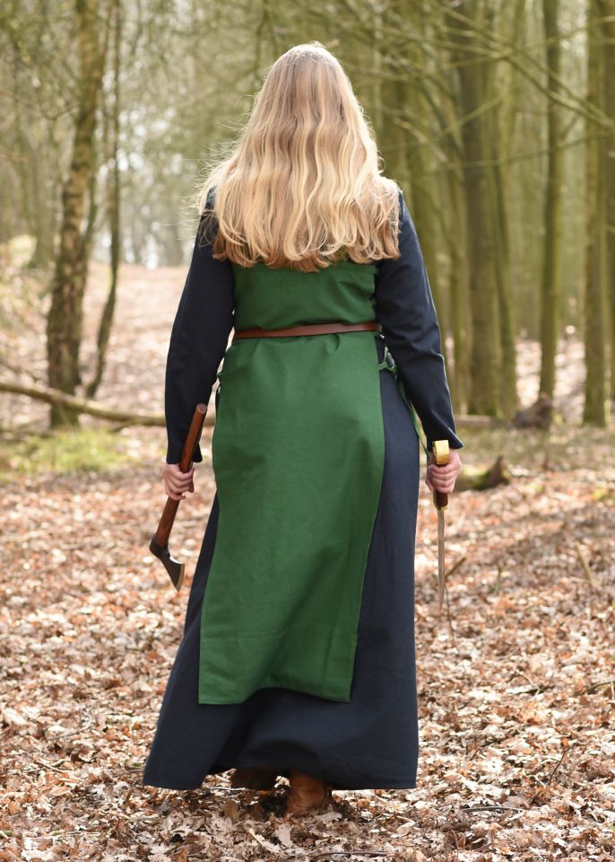 Robe tablier Tinna, en vert – Image 3