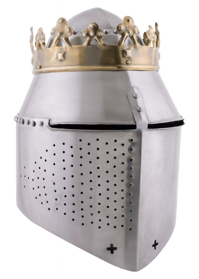 Grand heaume royal avec couronne – Image 3