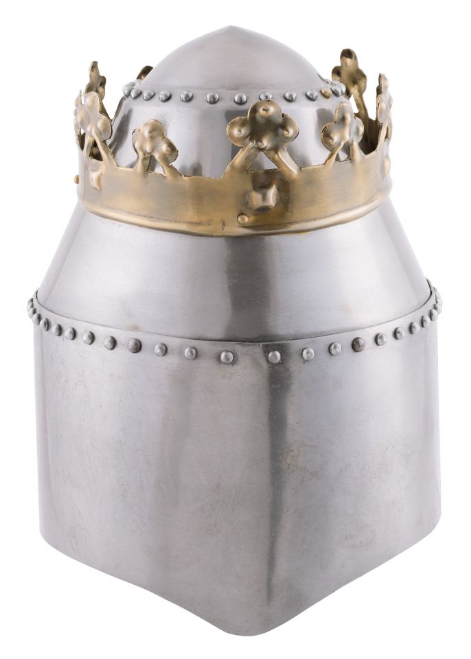 Grand heaume royal avec couronne – Image 4