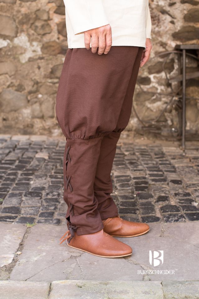 Pantalon bouffant Wigbold en marron – Image 2