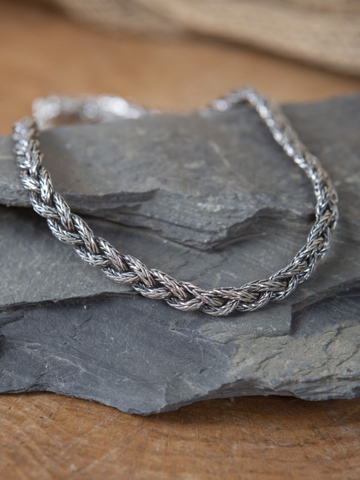 Collier Viking tressé 50 cm – Image 2
