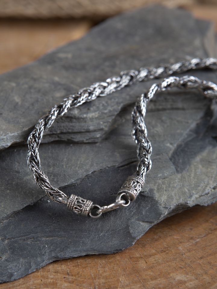 Collier Viking tressé 50 cm – Image 3