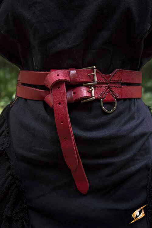 Ceinture double rouge – Image 2
