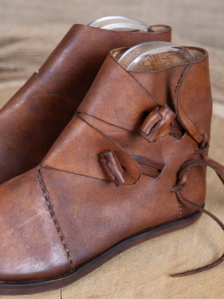 Chaussure viking Jorvik à double semelle clouée marron – Image 2