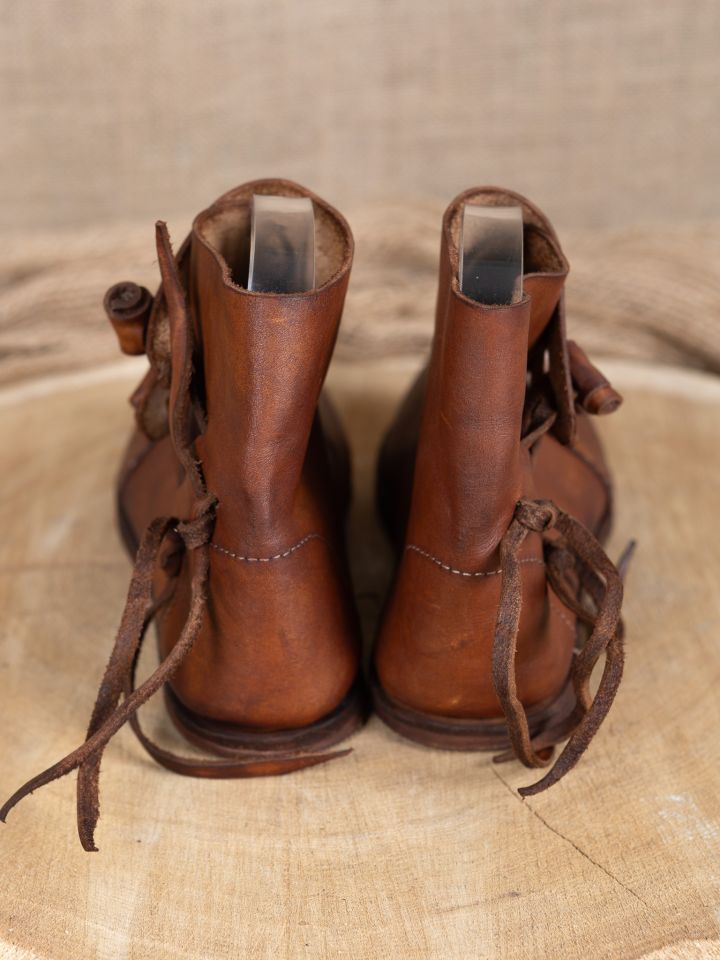 Chaussure viking Jorvik à double semelle clouée marron – Image 3