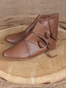 Chaussure viking Jorvik avec semelle épaisse en cuir