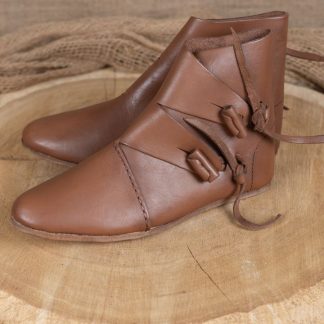 Chaussure viking Jorvik avec semelle épaisse en cuir