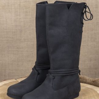 Bottes Viking Ole en nubuck noir