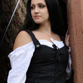 Corset en coton lacé