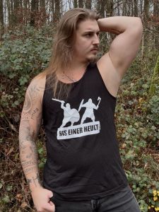 Débardeur "Jusqu'à ce qu'un seul hurle" - motif viking