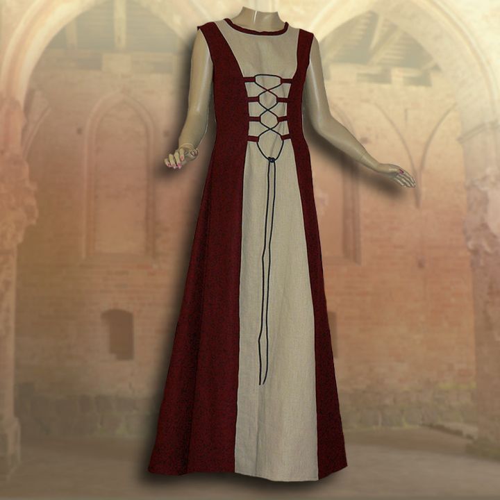 Ensemble médiéval Isabella en rouge – Image 2