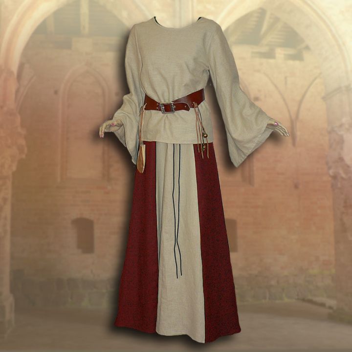 Ensemble médiéval Isabella en rouge – Image 3