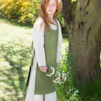 Ensemble robe enfant Ylvi vert anis