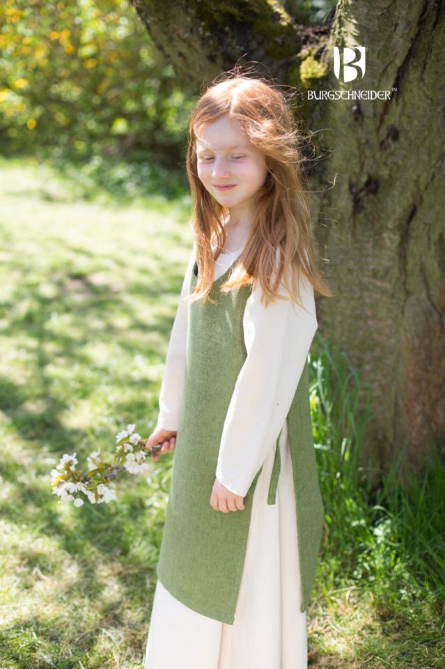 Ensemble robe enfant Ylvi vert anis – Image 2